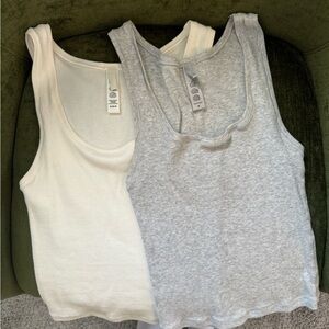SKIMS Cotton Rib Tanks (2)
